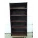 Dark Cherry 5 Shelf Adjustable Book Case, Shelving Unit